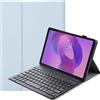 FKQLH Custodia Tastiera per Xiaomi Redmi Pad 2 Tablet 9,7 Pollici, QWERTY Layout Tastiera Bluetooth Magnetica Staccabile con Slim Cover, Blu