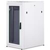 DIGITUS Armadio di rete - Rack da 19 pollici - 22U - 60x80 cm - Profondità utile 74,3 cm - Portata 1200 kg - Autoportante - Porta in vetro - Grado di protezione IP20 - Serie Unique - Grigio