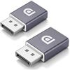 Truhuova DP Dummy Plug 4K DisplayPort - Adattatore display virtuale con luce LED, emulatore EDID per desktop remoto e server senza testa, 4K a 17Hz ad alta risoluzione Headless Ghost per PC Mac Linux