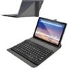 ENJOY-UNIQUE Tastiera portatile wireless Bluetooth con custodia protettiva 10 pollici per iOS iPad Air, Pro, Mini, Android, Fire HD 10, tablet Windows PC, supporto pieghevole
