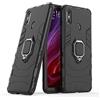 MaiJin LuluMain Compatibile con Xiaomi Mi Max 3 Cover, Custodia Armor Anello Cavalletto (Funziona con Il Supporto Magnetico per Auto) Case Paraurti per Xiaomi Mi Max3 (Nero)