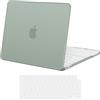 MOSISO Custodia Compatibile con MacBook Neo 13 Cover A18 Pro 2026 A3404 | Copritastiera&Antigraffio Rigida Case per MacBook Neo 13 pollici, Ideale per Ufficio&Viaggi, Verde Antico