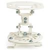 Link LK10035 Staffa a Soffitto Per Proiettore In Acciaio - Supporto Universale Con 4 Staffe Di Aggancio Regolabili - Orientabile e Inclinabile Con Rotazione 360° - Fino A 13,5 kg - Diametro 54-320 mm