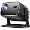 Aurzen Boom Mini 4-in-1 Proiettore Smart con Google TV, 10,000+ Apps, 4k Supporta Videoproiettore, 500 Lumen Projector, 20W DoIby Audio, Real-Time Focus & Keystone, WiFi/Bluetooth Esterno Home (Nero)