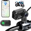 Hodozzy Telecamera per Moto WiFi 1080P con Localizzatore, Trova la mia Dashcam per Moto Compatibile, Localizzatore Antifurto con Cicalino Integrato, Registrazione in loop, Visione notturna