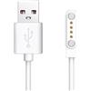 Lamshaw Caricatore magnetico compatibile con SaveFamily, caricatore magnetico USB 3,3 ft compatibile con SaveFamily Plus 4G/Iconic Plus 2/Slim 4G/Enjoy/Senior (bianco)