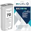 LCL Compatibile Cartuccia d'inchiostro 70 C9450A 135ML High Yield (1 Grigio) Sostituzione per HP Designjet Z2100 Z3100 Z3100PS Z3200 Z3200PS Z5200 Z5400