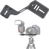 INNOREL Staffa per treppiede della torcia della fotocamera Staffa di alluminio universale multifunzionale portatile professionale Per DSLR Macchina Fotografica Stand Ripresa LED Light Stand Microfono