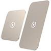 Celly GHOSTPLATEGD Placche per Supporto da Auto Magnetico, Oro