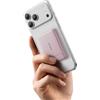 Baseus MagSafe - Power Bank da 5000 mAh, certificato Qi2, con supporto pieghevole, PD 20 W, compatibile con iPhone 17/16/15/14/13/12/Pro/Pro Max Serie, Rosa