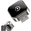 KANANAFEEL Adattatore CarPlay Wireless, adatto per Veicoli Dotati di CarPlay cablato, la funzionalità Plug and Play consente una Connessione rapida e stabile CarPlay Wireless, Dotato di Adattatore di Tipo C