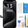 LL TRADER Schermo per iPhone 13 Mini LCD 5,4'' e Kit di Riparazione