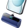 Feob Mini Power Bank per iPhone 17/16/15 Serie, 5200mAh USB C Caricatore Portatile Ultra-Compatto Batteria Esterna Powerbank con LED Display Compatibile con iPhone 17/16/15 Pro Samsung etc - Blu