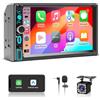 WERESOUND 2 DIN Bluetooth Car Radio with Wireless CarPlay & Android Auto