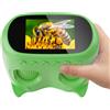 Temodu 2 in 1 Microscopio Bambini e Telescopio, Temodu Microscopio Digitale da 2.0'', Elettronico Portatile Telescopio 10X con 8 luci LED, può essere utilizzato come regalo di compleanno o di Natale (Green)