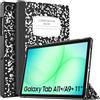 TiMOVO Cover per Samsung Galaxy Tab A11+/A11 Plus 11" 2025, Quaderno Nero