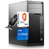 HP Workstation Z240 PC RICONDIZIONATO, Processore core i7-6700K, Memoria Ram 32GB, Disco 1000 GB (512 SSD + 512 HDD), SCHEDA VIDEO NVIDIA QUADRO K1200 4GB DDR5, WIN 11 PRO + OFFICE 365