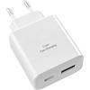 AOKUTDA 2Port USB C Ladegerät 45W für Samsung Galaxy S26 25 S24 S23 Ultra-Bianco