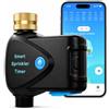 RISOON Timer per irrigatore WiFi, timer intelligente Bluetooth, timer dell'acqua per tubo da giardino con app, sistema di irrigazione automatico digitale compatibile con Alexa Google, per giardino all'aperto