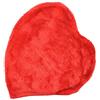 Sänger Cuore della borsa dell' acqua calda, 1,65 litri, Cuore a forma di cuore di calore bottiglia con rivestimento felpato, rosso