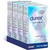 Durex preservativi Invisible, super sottili, extra sensibili ed extra delicati - 48 preservativi