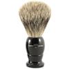 Edwin Jagger 1EJ876 Pennello da barba medio Best Badger, imitazione dell'ebano per l'uso con crema da barba o sapone da uomo