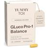 Tummy Tox TummyTox GLuco PRO-1 Balance, 60 Capsule | Con Berberina, Cromo, Pepe Nero, Gelso Bianco, Vegano