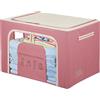 KASANOVA Scatola armadio 62x44x40 cm doppia cerniera e scritta malva