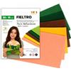 Sidi Global Market SIDI Feltro Pack Natura 10 Fogli 20x15 Tessuto Hobbistica DIY