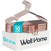 WELL HOME MOBILIARIO & DECORACIÓN Grucce in metallo oro rosa, antiscivolo e sottili, set da 10