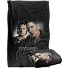 LOGOVISION Supernatural Sam Dean Hunting Coperta super morbida al tatto setoso - 91 x 147 cm