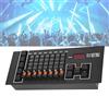 Ysislybin Controller DMX5102, Console di Controllo Luci a 40 Canali con 8 Fader e 5 Modalità Programmabili Controller DJ con 5 Effetti CHASE e Uscita DMX a 3 Pin per Illuminazione da Palco Spettacoli dal Vivo
