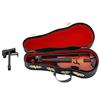 TICFOX Samfox Miniatura di Violino - Mini Modello In Legno Con Fiocco per Decorazioni Home Office - Simulazione Strumento Musicale