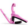 Kyser Musical Products - Capotasto per chitarra a cambio rapido, KG6PRA, colore rosa, per chitarre acustiche a 6 corde, prodotto negli Stati Uniti, di qualità, resistente, leggero, cambio rapido e