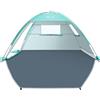 Glymnis Tenda da Spiaggia Portatile con Cerniera, UPF 50+, 2-4 Persone
