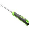 FITOOL Attrezzo da giardino in acciaio inox - Attrezzo manuale da giardino di alta qualità - Lama in acciaio inox lucidato a specchio - con manico ergonomico morbido bicolore (sarchiatore dritto)