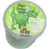 Wegmann, zucchero filato XXL dinosauro verde in secchiello con delizioso sapore di mela e qualità premium, 50 g (1 confezione)
