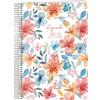 Q Kalon - Agenda 2026 - Vista Settimanale Verticale, Formato A5 (15x21 cm), Planner Multilingue (ESP, ING, FR, DE), Rilegatura ad Anelli, Copertina Cartoncino e Protezione Plastica - Garden