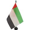 AZ FLAG Bandiera da Tavolo Fujaira 21x14 cm Poliestere 100D Base Plastica