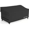 Porch Shield Copridivano impermeabile per mobili da esterni, per divano a 3 posti, 190 x 89 x 89 cm (larghezza x profondità x altezza), colore: nero