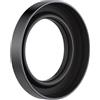Haoge Paraluce rotondo in metallo per obiettivo Fujifilm XF 23 mm f2.8 Fujinon XF 27 mm f2.8 R WR su corpo della fotocamera XE5 XM5, 39 mm a vite, ultra sottile, LH-XE539-B nero