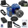Minolta Fotocamera digitale con messa a fuoco automatica da 64 megapixel, zoom ottico 10x, video 4K Ultra HD e riprese macro