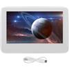 Fabater Fotocamera Oculare Telescopica, Oculare Elettronico HD 4K 12MP con Display a Colori da 5 Pollici, Zoom Digitale 5X, Adattatore Fotocamera Universale per Astrofotografia