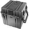 PELI 0340 Cassa a cubo di protezione con maniglie ideale per il trasporto di attrezzature, IP67 Impermeabile, Capacità di 96L, Prodotto in USA, Senza schiuma, Colore Nero