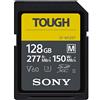Sony Scheda di memoria digitale SDXC UHS-II U3 V60 da 128 GB serie SF-M con specifiche dure, lettura 277 MB/s in scrittura 150 MB/s SFM128T, SFM128T/T1
