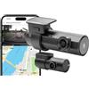 BlackVue DR970X-2CH PLUS (128 GB) UK Edition - Dash Cam anteriore e posteriore 4K Ultra HD con sensore CMOS da 8,4 MP, Wi-Fi, GPS, modalità parcheggio intelligente, capacità 4G LTE per connettività