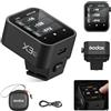 Godox X3-L X3L Wireless Flash Trigger Trasmettitore Flash Senza Fili Touch Screen OLED per Fotocamere Leica 2.4GHz Wireless 1/8000S HSS TTL Tcm Funzione Batteria Ricaricabile Trigger Remoto per Leica