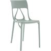 Kartell - Sedia impilabile A. I. - Verde - PMMA riciclato - Designer Philippe Starck