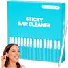 YUDANSI Bastoncini Adesivi per Pulizia Orecchie, 24Pezzi Sticky Ear Cleaner | Riutilizzabile Pulitore Orecchie Cerume, Lavabile kit Pulizia Orecchie Cerume per Adulti Bambini, Pulizia Orecchie Cane Gatto