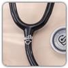 Generic Stetoscopio Nome targhetta Stethoscope personalizzato in acciaio inox ciondoli ID targhetta per infermieri medici RN Studenti fatti a mano Festa della mamma